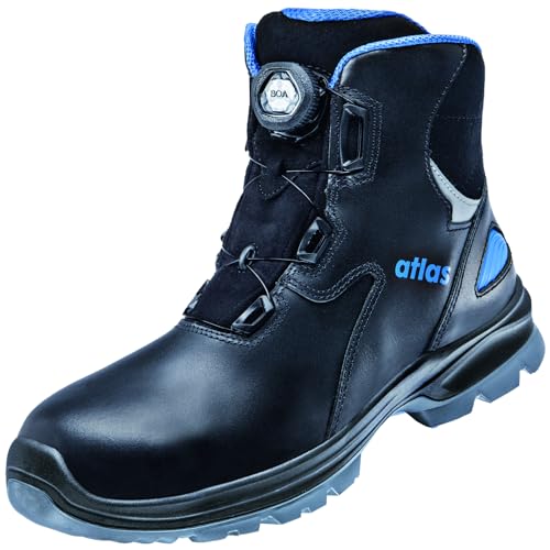 Atlas SL 9845 XP BOA ESD Sicherheitschuhe Arbeitsschuhe für Herren und Damen S3 wasserdicht, Outdoor, BOA, XP Durchtrittschutz Weite 10 Größe 38 von Atlas