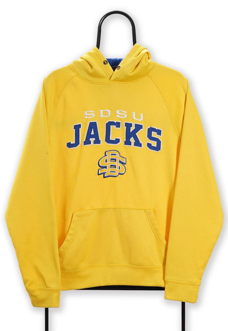Vintage Ncaa Gelb Sdsu Jacks Kapuzenpullover - Medium von AtlasVintageGB