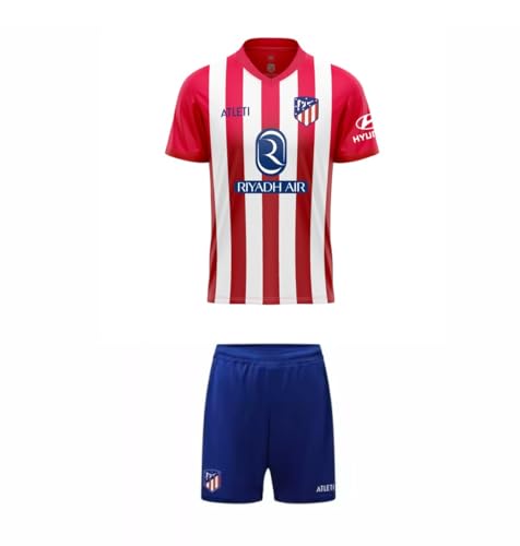 ATLETICO DE MADRID Trikot und Hose, Heimtrikot der Saison 2023-2024, offizielle Replik, Größe Kinder (6 Jahre) von Atletico de Madrid