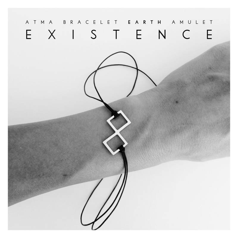 Atma Existenz. Unisex Silber Armband Amulett. Erde von AtmaIsSpace