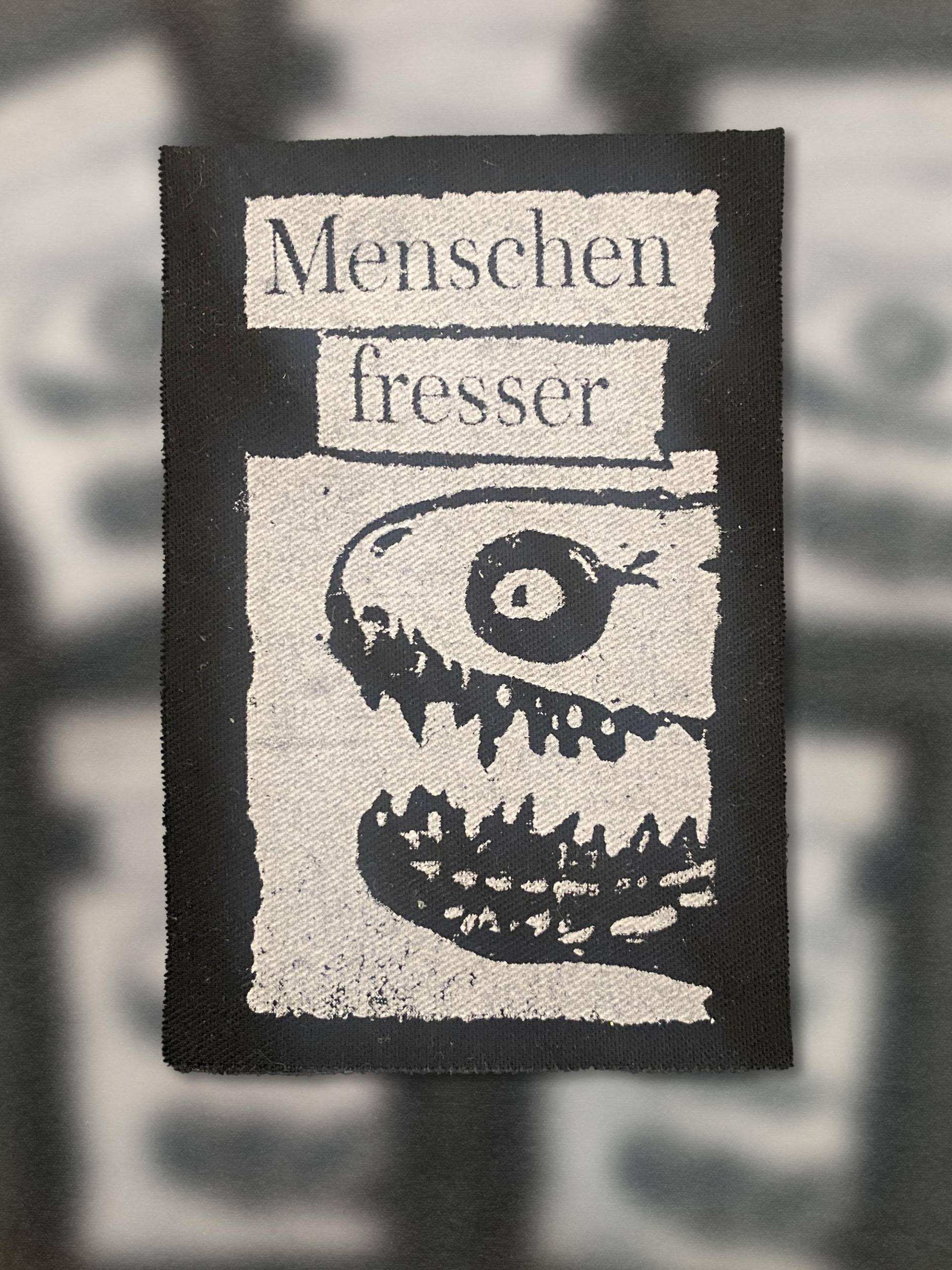 Menschenfresser Patch | Gedruckter Aufnäher Für Jacken, Taschen, Jeans Punk, Gothic von Atomen