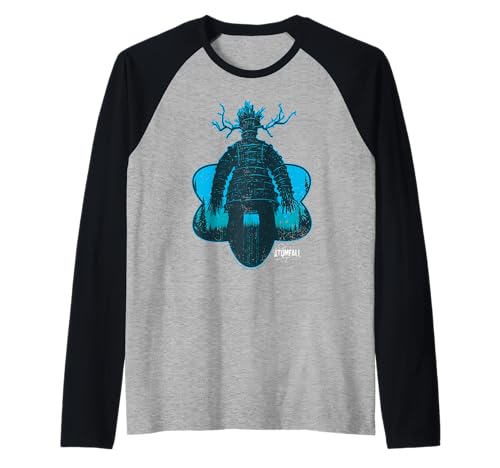 Atomfall Blue Wicker Man Raglan von Atomfall
