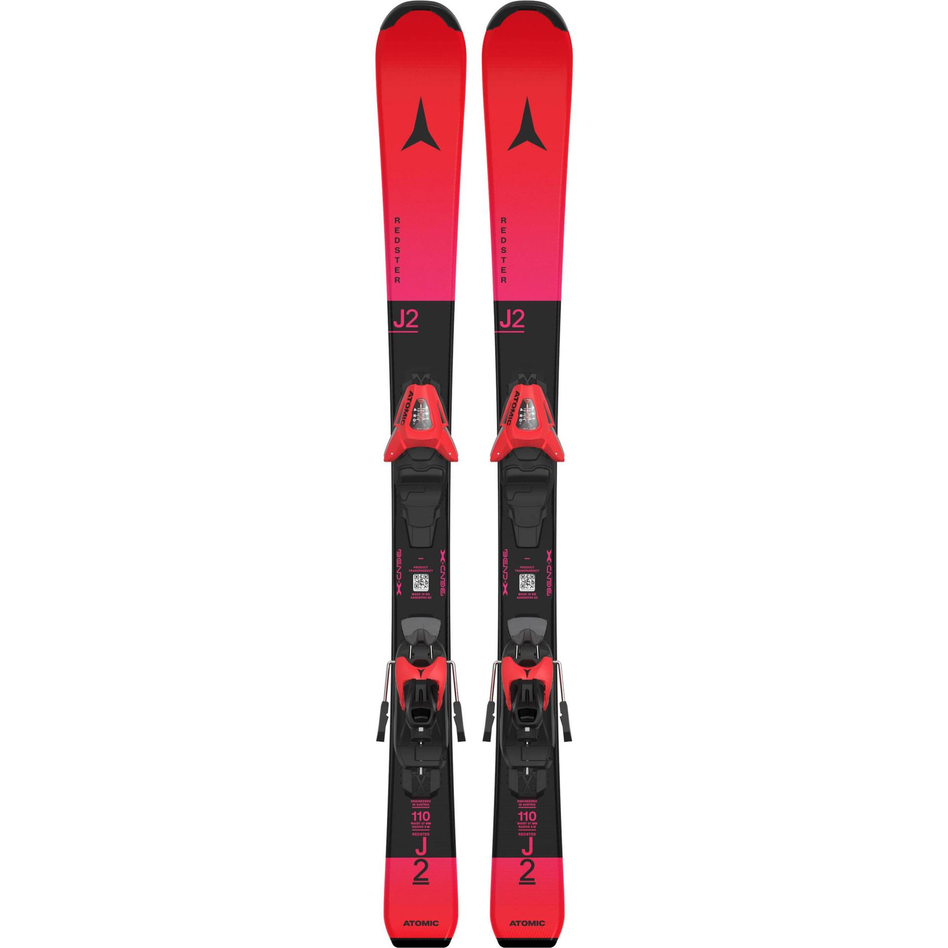 ATOMIC REDSTER J2 100-120 + C 5 GW Carving Ski Kinder von Atomic