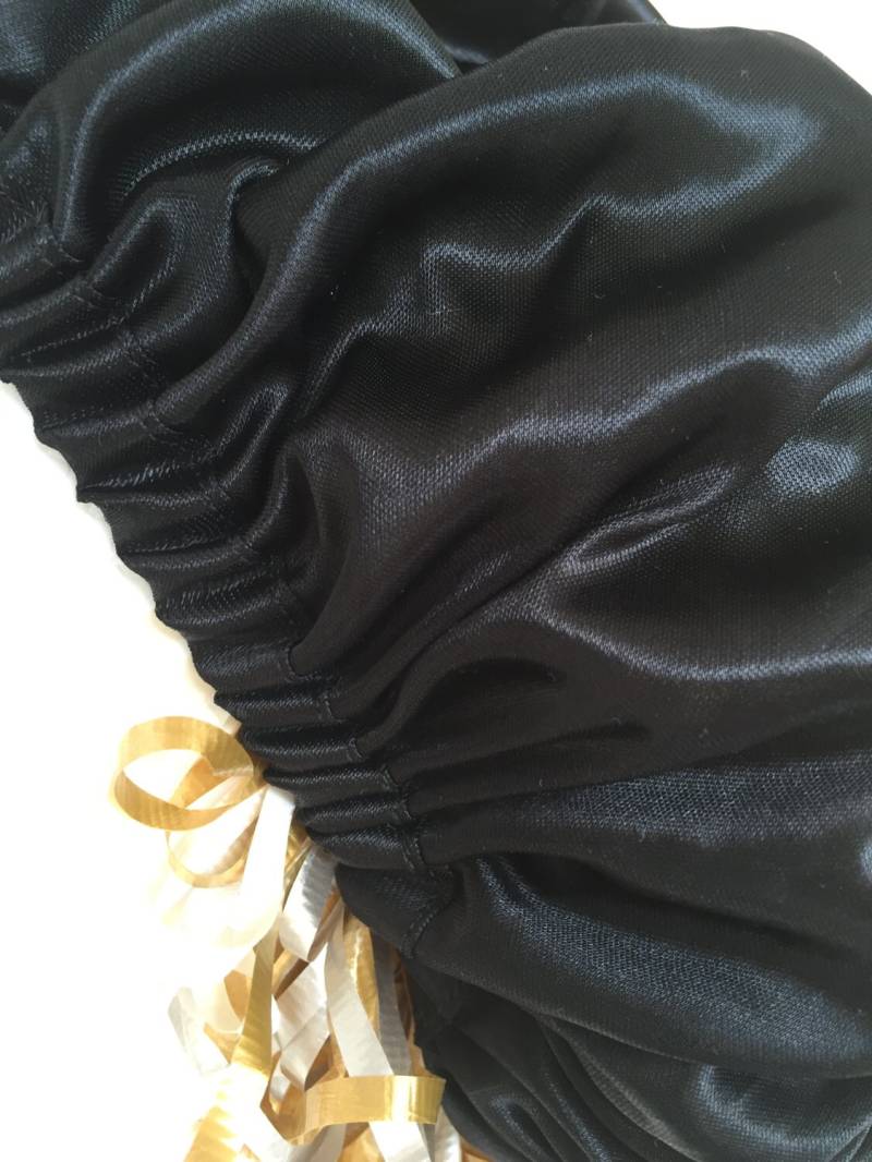 Schwarze Nylon Schlafkappe-Schwarz. Feine Betthut, Satin Getrimmt, Weicher Als Seide. Für Haare, Zöpfe, Dreadlocks von Atooda