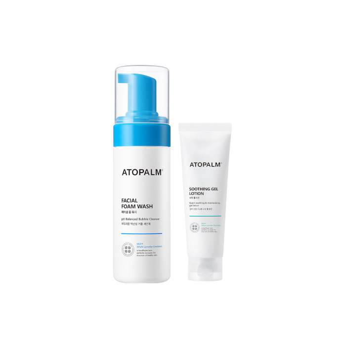 Atopalm - Facial Foam Wash - 150ml + Soothing Gel Lotion - 120ml von Atopalm