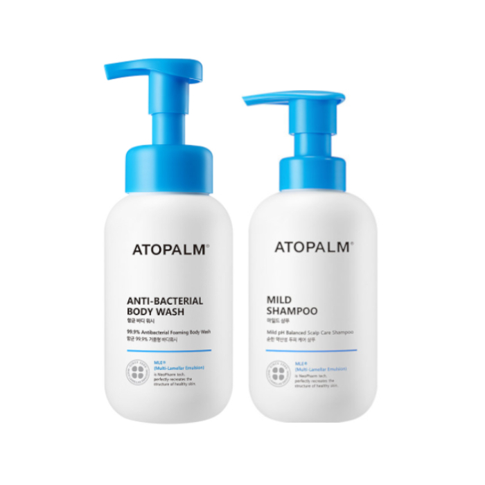 Atopalm - Mild Shampoo - 300ml + Top to Toe Wash - 300ml von Atopalm