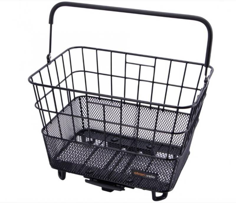 AtranVelo Fahrradkorb AtranVelo Fahrradkorb Bring M schwarz AVS schwarz L 28 x B 30 x H 31 c von AtranVelo