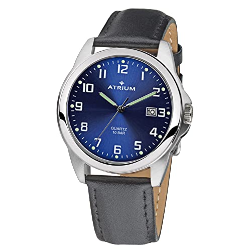 Atrium Herren-Armbanduhr sehr deutlich silberfarben Leuchtzeiger Datum Quarz 10 Bar Lederband A16-15 Atrium Herren-Armbanduhr sehr deutlich silberfarben Leuchtzeiger Datum Quarz 10 Bar Lederband A16-15 von Atrium