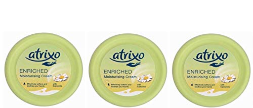 Atrixo Handcreme, angereicherte Feuchtigkeit, 200 ml, 3er Pack (3 x 200 ml) von Atrixo