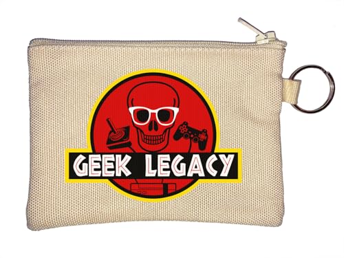 Geek Legacy Schlüsselanhänger Münzbörse Beige, beige, Einheitsgröße von Atspauda