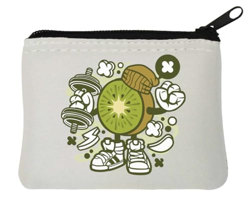 Kiwi Sports Geldbörse aus Neopren im Hip-Hop-Stil, 10 x 11 cm, Weiß, weiß, Einheitsgröße Kiwi Sports Geldbörse aus Neopren im Hip-Hop-Stil, 10 x 11 cm, Weiß, weiß, Einheitsgröße von Atspauda
