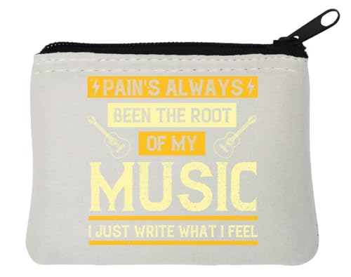 Pain 's always been The root of my music I just write what I feel slogan Neopren Münztasche 10 x 11 cm Weiß, weiß, Einheitsgröße Pain 's always been The root of my music I just write what I feel slogan Neopren Münztasche 10 x 11 cm Weiß, weiß, Einheitsgröße von Atspauda