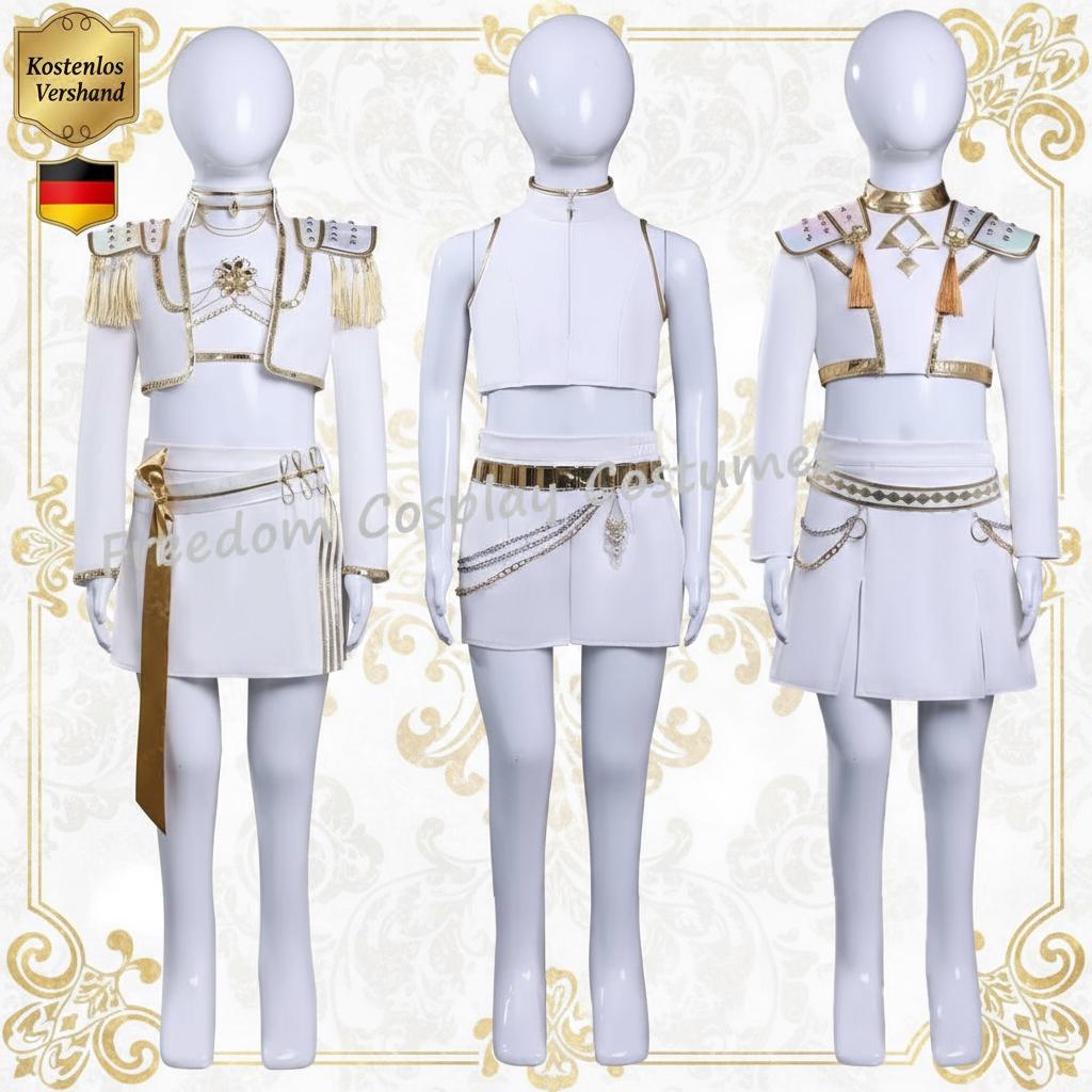 Weiß Leder Cosplay Kostüm Rumi Mira Zoey Inspiriert Mädchen Outfit Weiß Leder Cosplay Kostüm Rumi Mira Zoey Inspiriert Mädchen Outfit von AtsySam