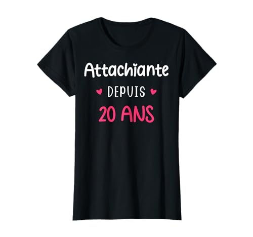 Geburtstag seit 20 Jahren Mädchen Teenager Attachiante 20 Jahre T-Shirt Geburtstag seit 20 Jahren Mädchen Teenager Attachiante 20 Jahre T-Shirt von Attachiante Depuis 20 Ans Anniversaire 20 Ans