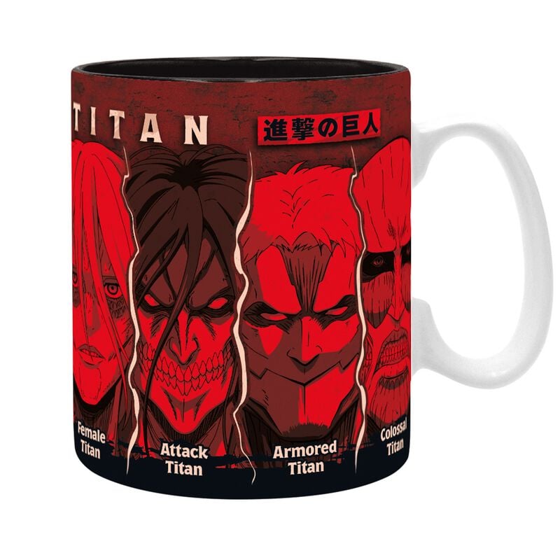 Attack On Titan - Anime Tasse - All Titans - multicolor  - Lizenzierter Fanartikel von Attack On Titan