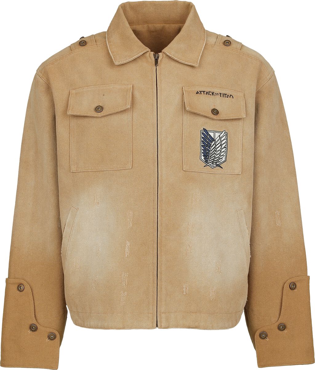 Attack On Titan Colossal Titan Jeansjacke braun in M von Attack On Titan