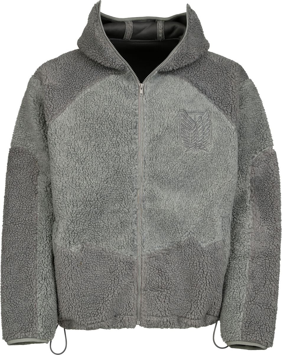 Attack On Titan Colossal Titan Übergangsjacke grau in S von Attack On Titan