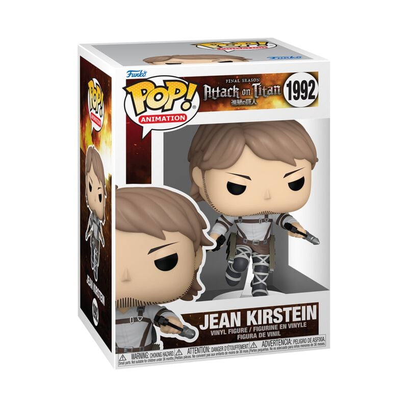 Attack On Titan Jean Kirstein Vinyl Figur 1992 Funko Pop! multicolor von Attack On Titan