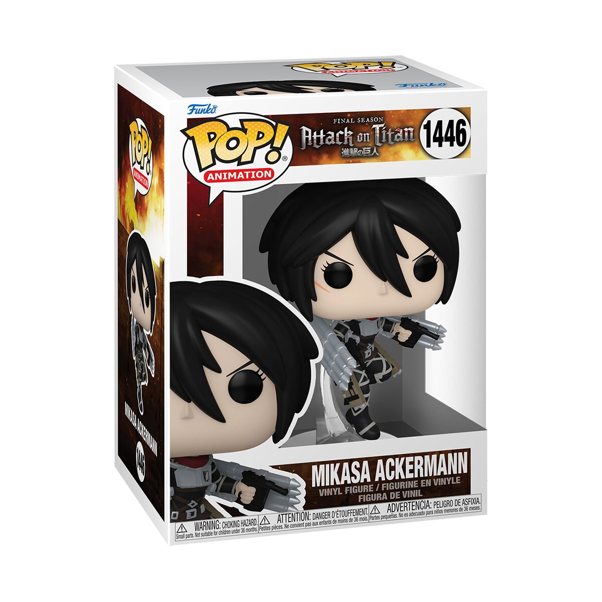 Attack On Titan - Mikasa Ackermann Vinyl Figure 1446 - Funko Pop! Figur - Funko Shop Deutschland - Lizenzierter Fanartikel von Attack On Titan