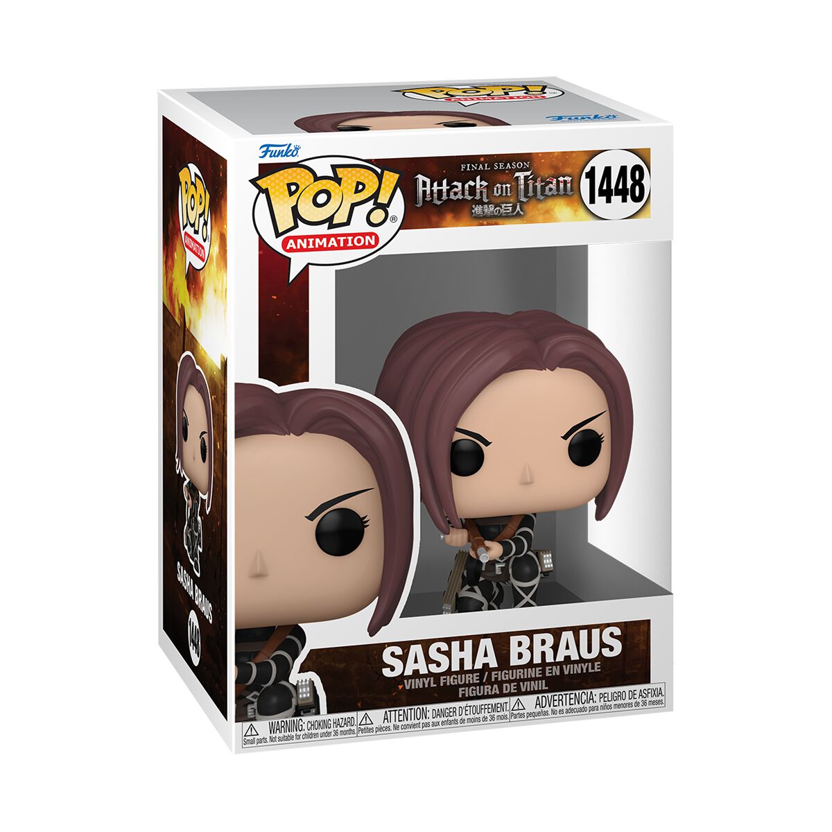 Attack On Titan - Sasha Braus Vinyl Figur 1448 - Funko Pop! Figur - Funko Shop Deutschland - Lizenzierter Fanartikel von Attack On Titan