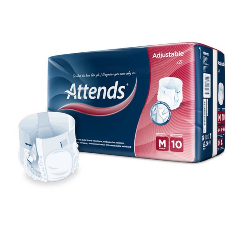 Attends GmbH Inkontinenzslip Attends Adjustable, Saugstärke 10, Gr. Medium, Hüftumfang 80 - 110 cm von Attends GmbH