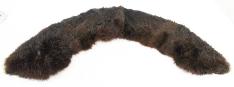 Echtpelz Stola Abnehmbare Rotbraun-Farbe von AtticFairies