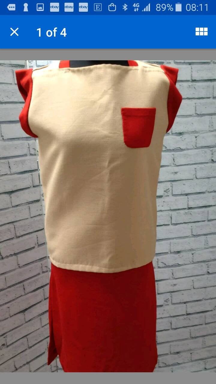 Vintage 60Er Jahre Kleid Farbblock Vintage 60Er Jahre Kleid Farbblock von AtticTreasureStudio