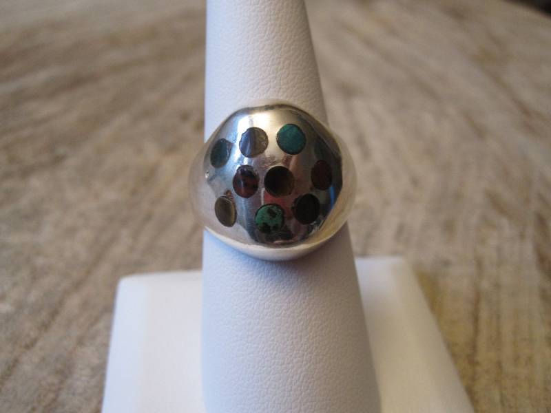 Intarsien-Multi-stein-Ring Intarsien-Multi-stein-Ring von AtticWonders