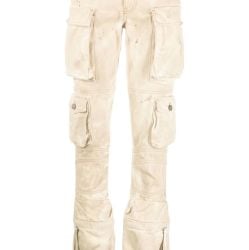 Attico Essie Taupe Lange Damenhose - 100% Baumwolle von Attico