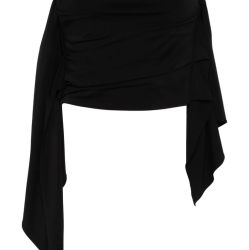 Attico Schickes Schwarzes Damen-top Aus Rayon-mix von Attico