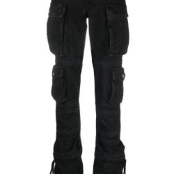 Attico Schwarze Essie Lange Hosen von Attico