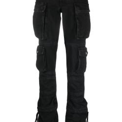 Attico Schwarze Essie Lange Hosen von Attico