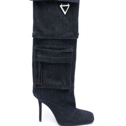 Attico Sienna Dunkelblaue Stiefeletten von Attico