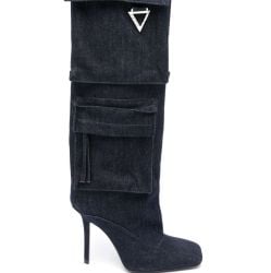 Attico Sienna Dunkelblaue Stiefeletten von Attico