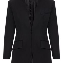 Die Attico Schwarze Wolljacke von Attico