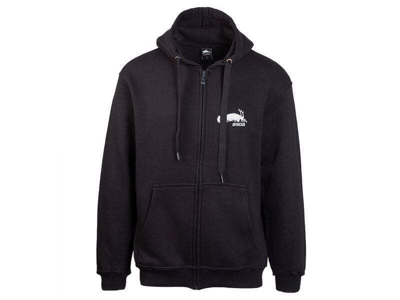 Atticus Kapuzenjacke - Event Logo Zip Hoodie - M bis XL - für Männer - Größe L - schwarz von Atticus