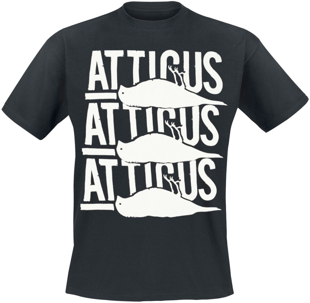 Atticus Trifold T-Shirt T-Shirt schwarz in XL Atticus Trifold T-Shirt T-Shirt schwarz in XL von Atticus