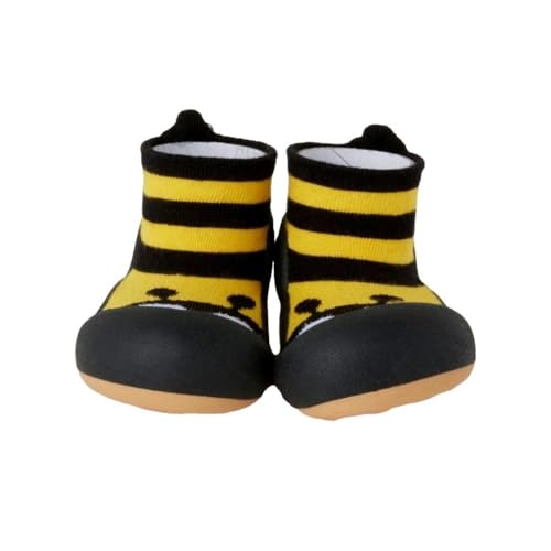 Attipas Schuhe Erste Schritte Baby Modell Biene Gelb, Gelb/Schwarz, 20/22.5 EU von Attipas