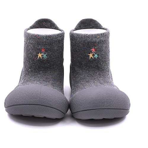 Attipas - Schuhe für erste Schritte, Modell Basic, Grau von Attipas