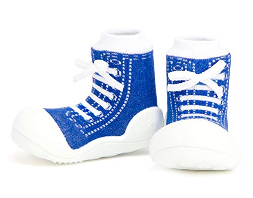 Attipas - ergonomische Lauflernschuhe Baumwolle Sneakers (19, Blau) von Attipas