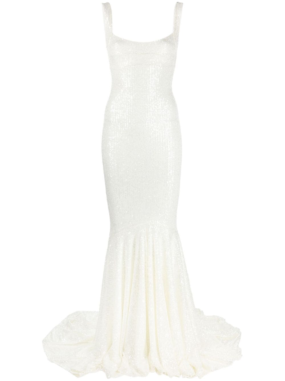 Atu Body Couture Ärmelloses Abendkleid mit Pailletten - Weiß von Atu Body Couture