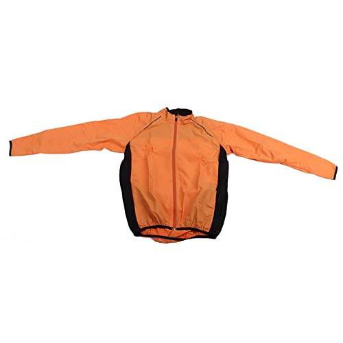 Trainning Freizeitmantel, Fahrradjacke, Wasserdicht, Reflektierender Streifen, Lange Ärmel, Weit Verbreitet Zum Angeln (M) von Atyhao