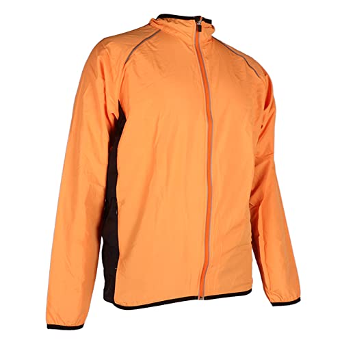 Trainning Freizeitmantel, Fahrradjacke, Wasserdicht, Reflektierender Streifen, Lange Ärmel, Weit Verbreitet Zum Angeln (XL) von Atyhao