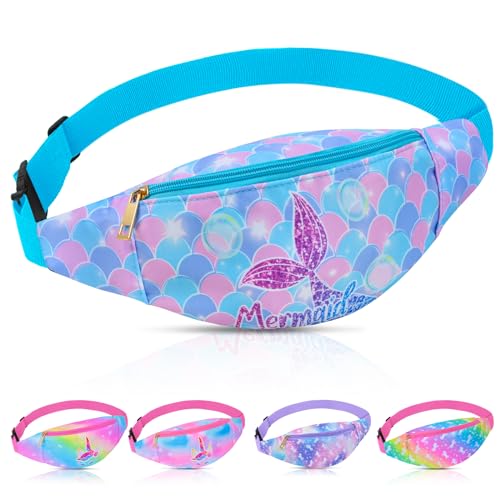 Kinder Bauchtasche Umhängetasche Mädchen Schultertasche Kinder Gürteltasche für Kinder zum Reisen, Laufen und Campen von AuSletie