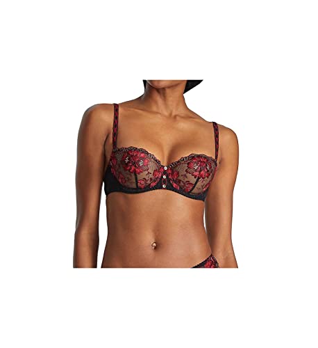 Aubade Damen Melodie D'été _Icf14 Demi Bra, Black Cherry, 65G EU von Aubade