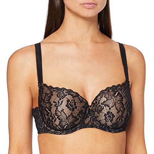 Aubade Damen Rosessence Demi Bra, Schwarz, 75C EU von Aubade