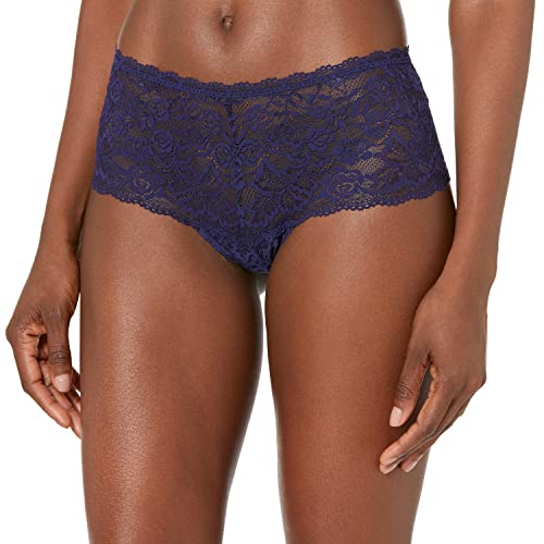 Aubade Damen Rosessence Saint-Tropez Slip Hipster-Höschen, Blau (Nocturne), S von Aubade