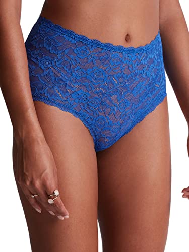 Aubade Damen Rosessence Slip mit hoher Taille Unterwäsche im Bikini-Stil, Blau (magisches Blau), L von Aubade