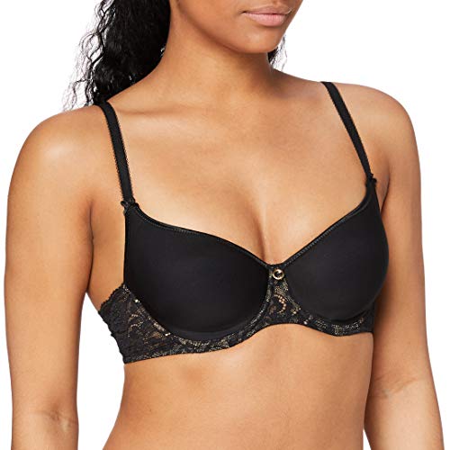 Aubade Damen Rosessence Spacer Bra T-Shirt-BH, schwarz, 85D von Aubade