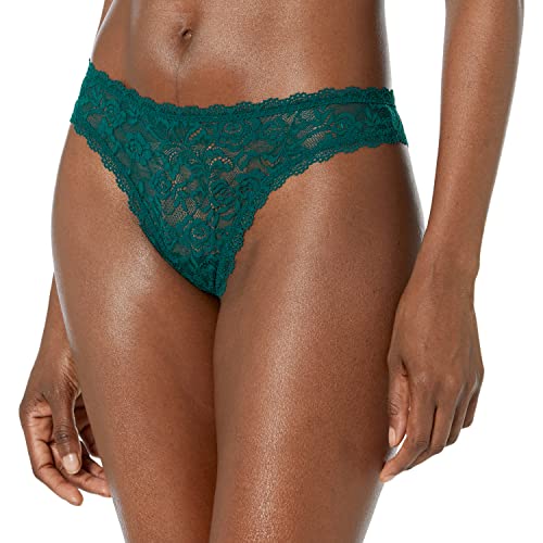 Aubade Damen Rosessence Tanga Tangahöschen, Green (Deep Green), XXL von Aubade